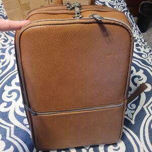 Samsonite Tan Leather Men's Backpack